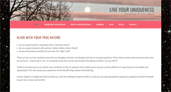 Desktop Screenshot of liveyouruniqueness.com